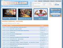 Tablet Screenshot of laraces.com